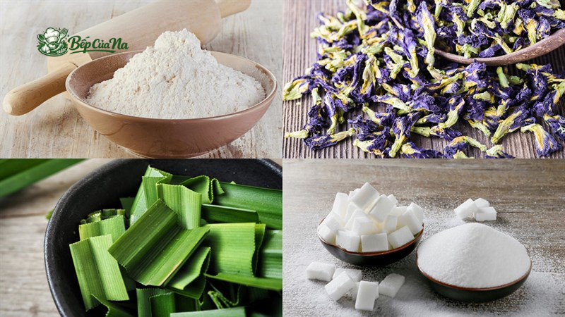 Nguyên liệu cần chuẩn bị để làm bánh phục linh