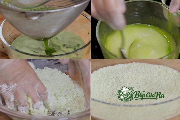 Bánh phục linh với nước cốt dừa