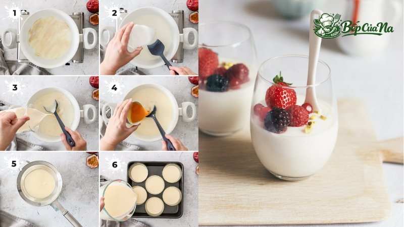 Chi tiết cách làm panna cotta từng bước cho người mới