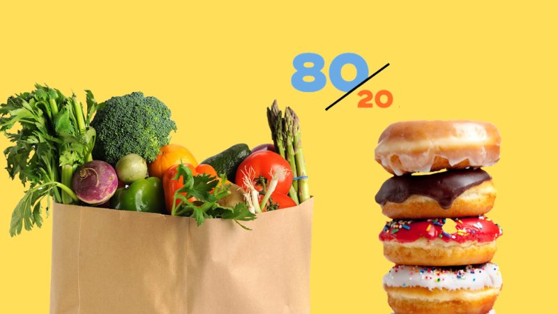 Áp dụng nguyên tắc 80/20 khi eat clean để duy trì thói quen tốt