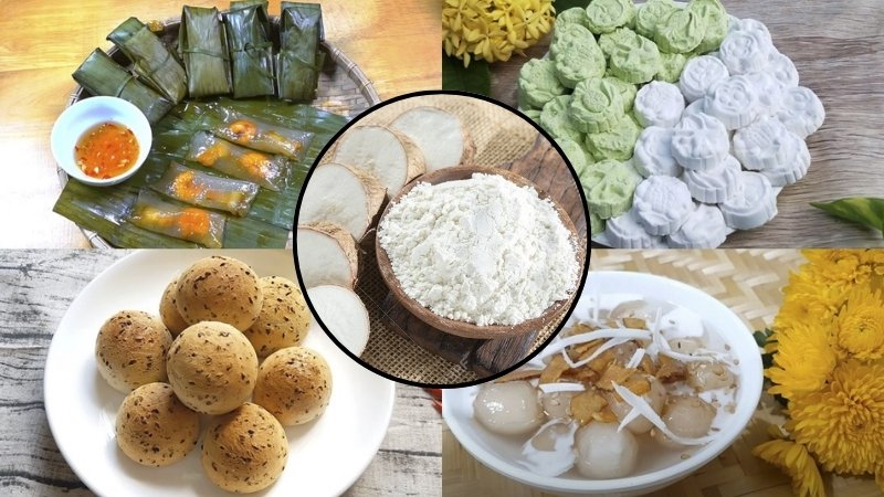 Công dụng của bột năng trong ẩm thực