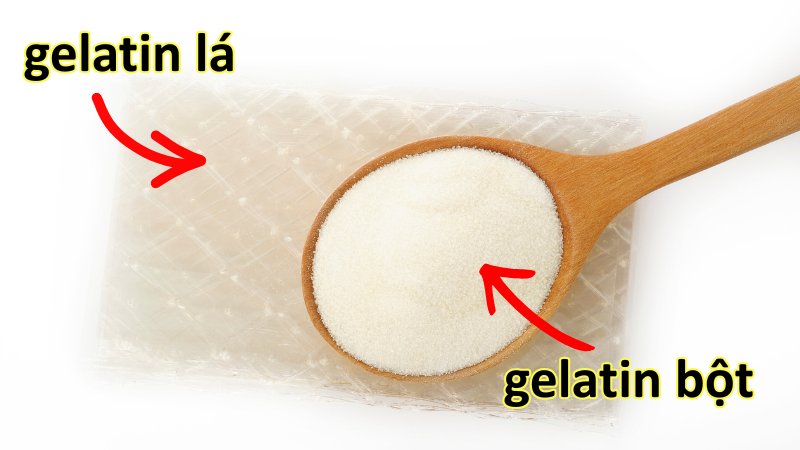 Phân loại 2 loại gelatin phổ biến